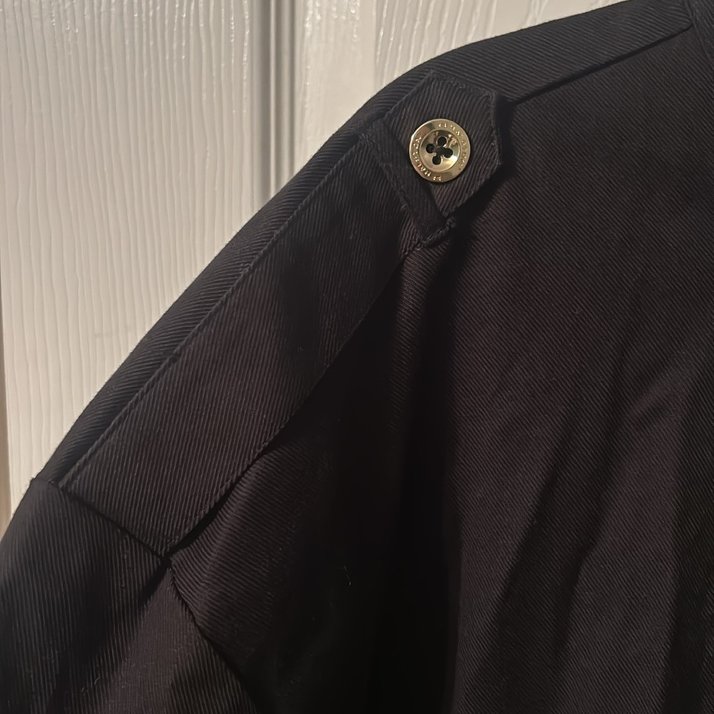 Large black bomber jacket by Halston - Picture 4 of 8